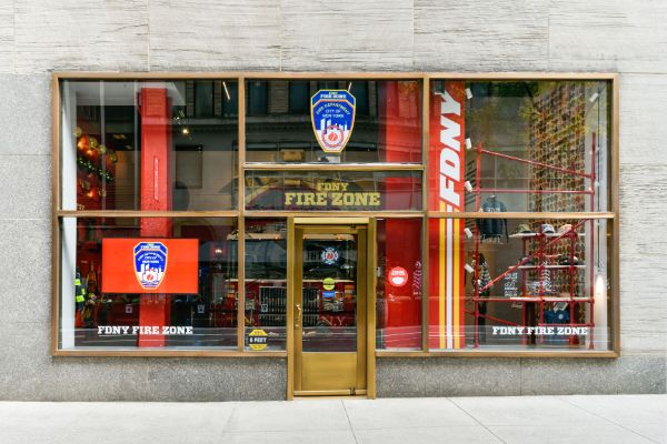 FDNY Fire Zone at Rockefeller Center, NYC
