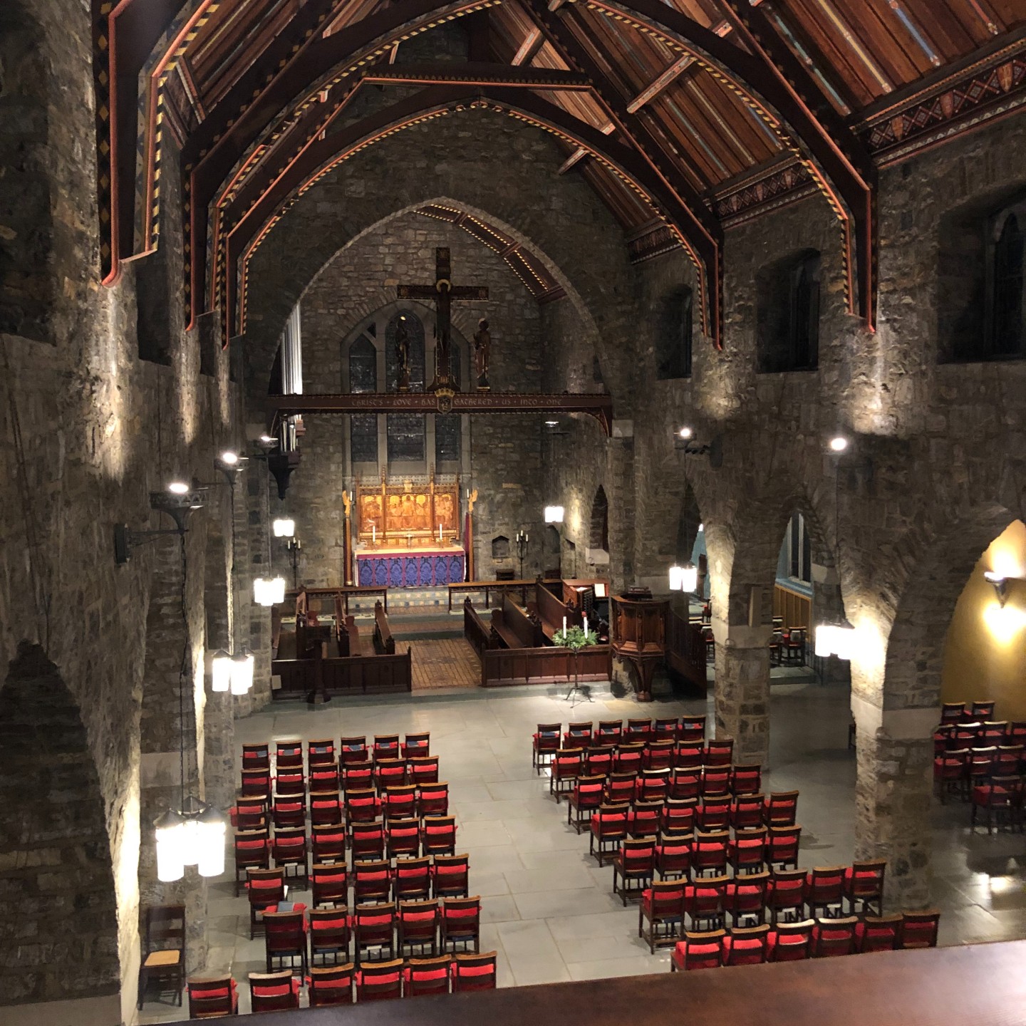 Photo Credit: Christ Church, Bronxville, Lighting Design by Shawn Kaufmann